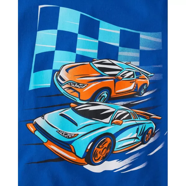 The Children's Place Boys' Vehicles Short Sleeve Graphic T-Shirts,multipacks