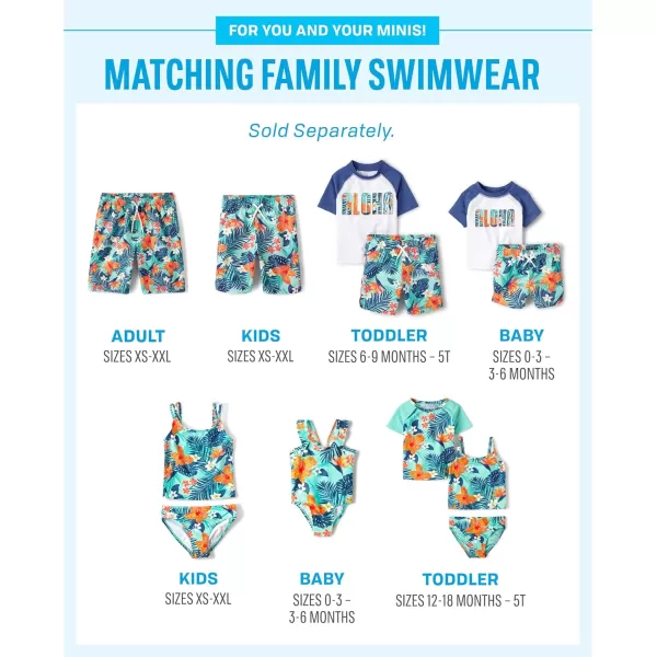The Children's Place Girls' 2-Piece Tankini Swimsuit