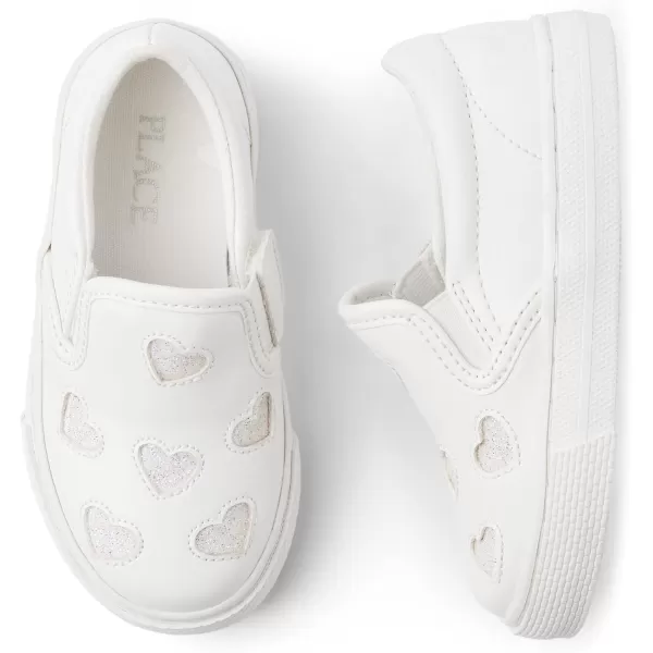 The Children's Place Girl's Baby Toddler Casual Slip on Shoes Sneaker