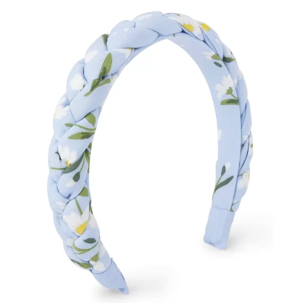 The Children's Place Girls' Braided Flower Headband Hair Accessory, Whirlwind Daisy, 1 Count 
