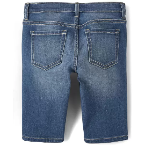 The Children's Place Girls' Denim Skimmer Shorts