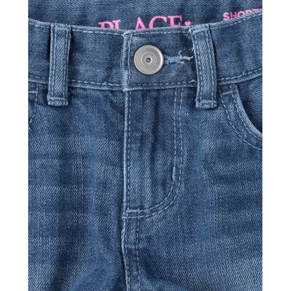 The Children's Place Girls' Denim Skimmer Shorts