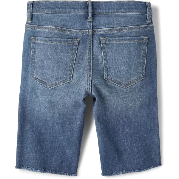 The Children's Place Girls' Destroyed Denim Skimmer