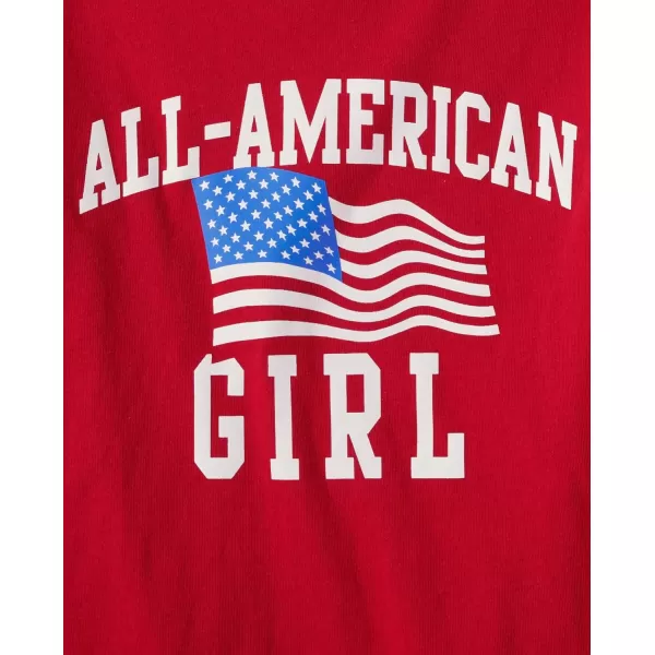 The Children's Place Girls' Holidays Short Sleeve Graphic T-Shirts,multipacks