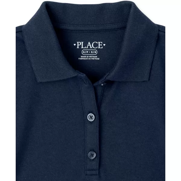 The Children's Place Girls' Short Sleeve Knit Polo Dress