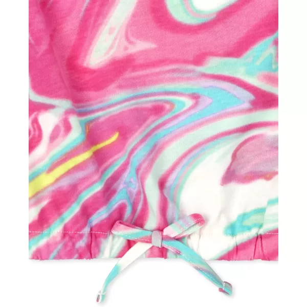 The Children's Place Girls' Short Sleeve Tie Front Top