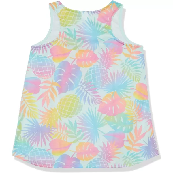 The Children's Place Girls' Sleeveless Tank Top and Short 2 Piece Pajama Set