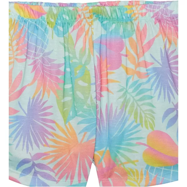 The Children's Place Girls' Sleeveless Tank Top and Short 2 Piece Pajama Set
