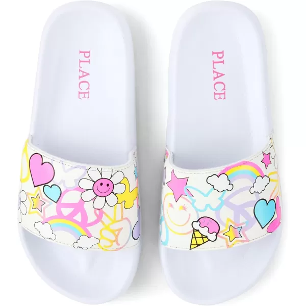 The Children's Place Girls Sporty Slides Sandal