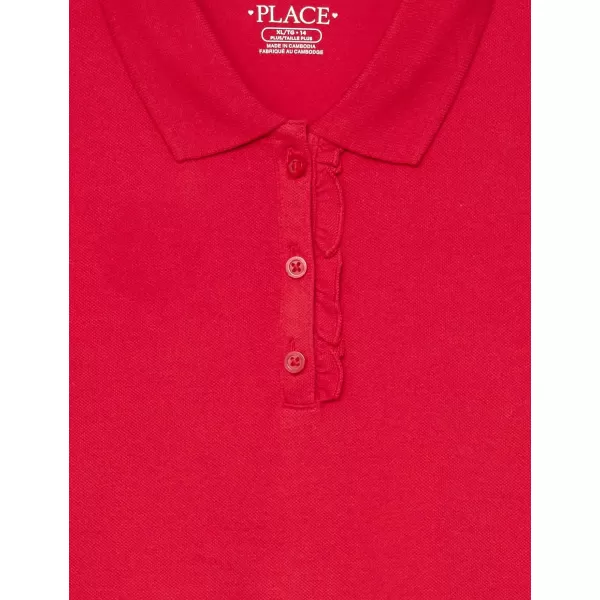 The Children's Place Girls' Uniform Pique Polo