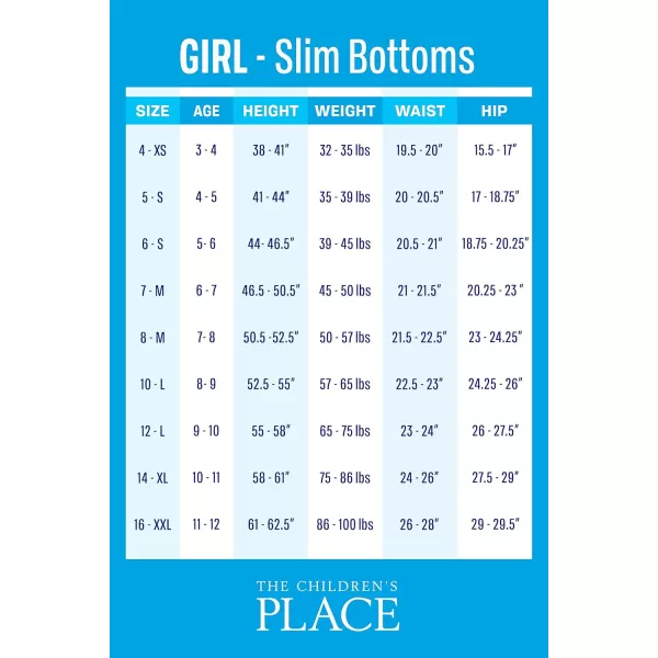 The Children's Place Girls' Uniform Skinny Chino Pants