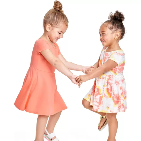 The Children's Place Girls' and Toddler Short Sleeve Everyday Dresses