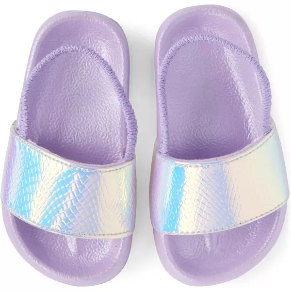 The Children's Place Girl's and Toddler Slides with Backstrap Sandal