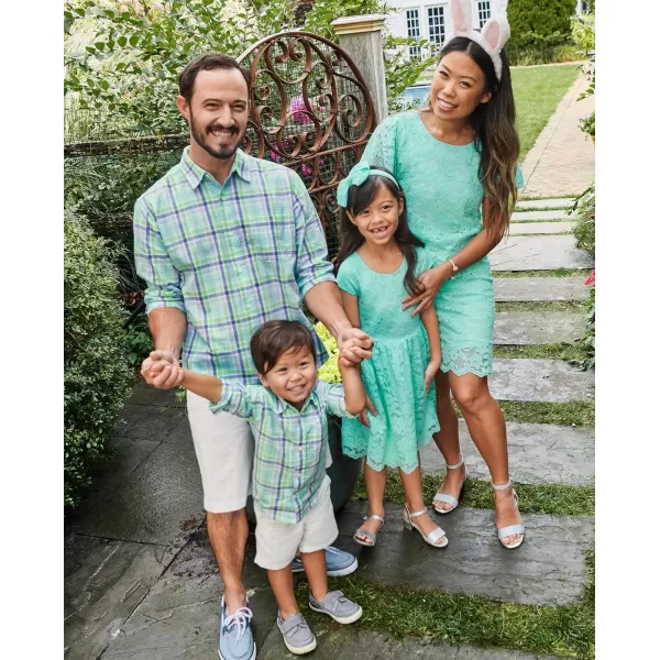 The Children's Place Kids' Coordinating Family Outfits, Mommy &amp; Me, Dad &amp; Son, Baby, Mint to Be Collection