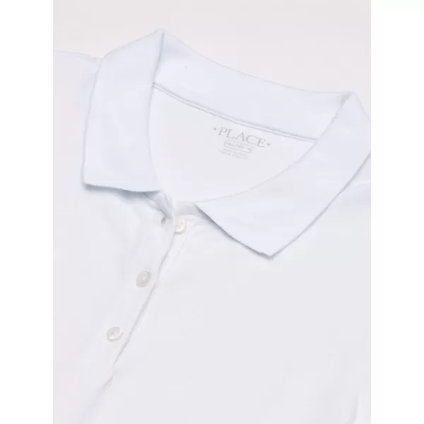 The Children's Place Toddler Girls Long Sleeve Ruffle Pique Polo