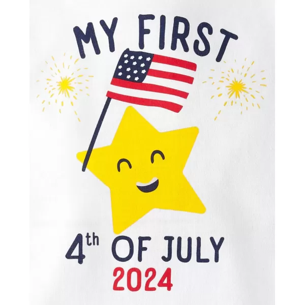 The Children's Place Unisex Baby My First Holidays Short Sleeve Graphic Bodysuits
