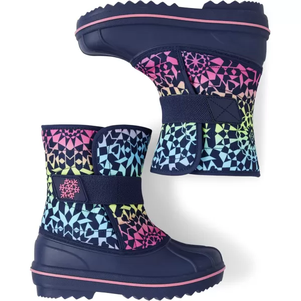 The Children's Place Unisex-Child and Toddler Faux Fur Trim Winter Snow Boots