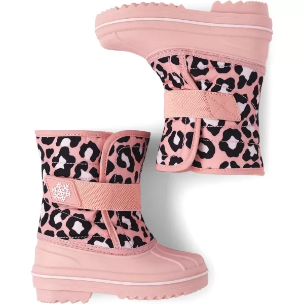 The Children's Place Unisex-Child and Toddler Faux Fur Trim Winter Snow Boots