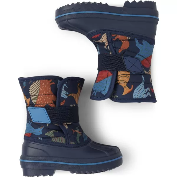 The Children's Place Unisex-Child and Toddler Faux Fur Trim Winter Snow Boots