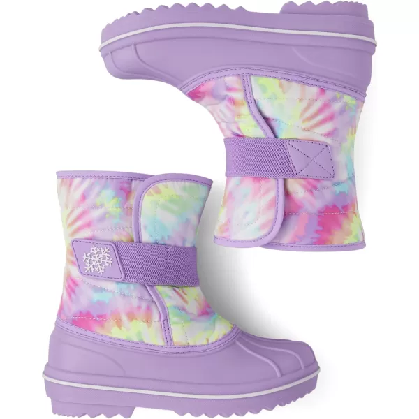 The Children's Place Unisex-Child and Toddler Faux Fur Trim Winter Snow Boots