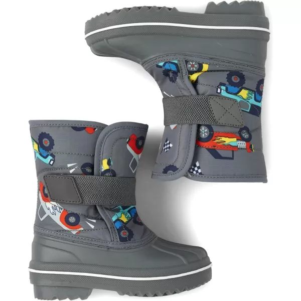 The Children's Place Unisex-Child and Toddler Faux Fur Trim Winter Snow Boots