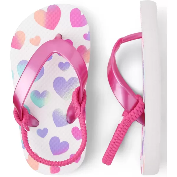 The Children's Place Unisex-Child and Toddler Girls Flip Flops with Backstrap