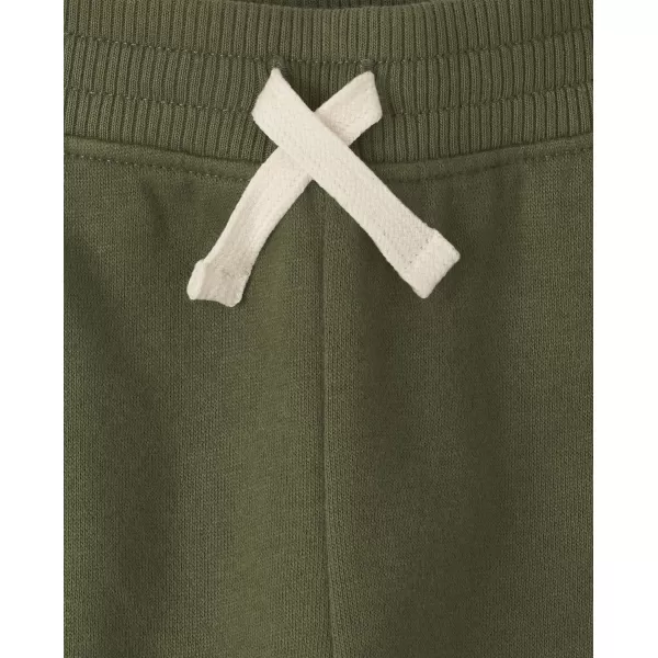 The Children's Place baby boys Active Fleece Jogger Pants 2 Pack