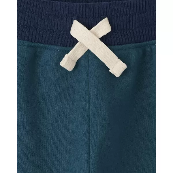 The Children's Place baby boys Active Fleece Jogger Pants 2 Pack