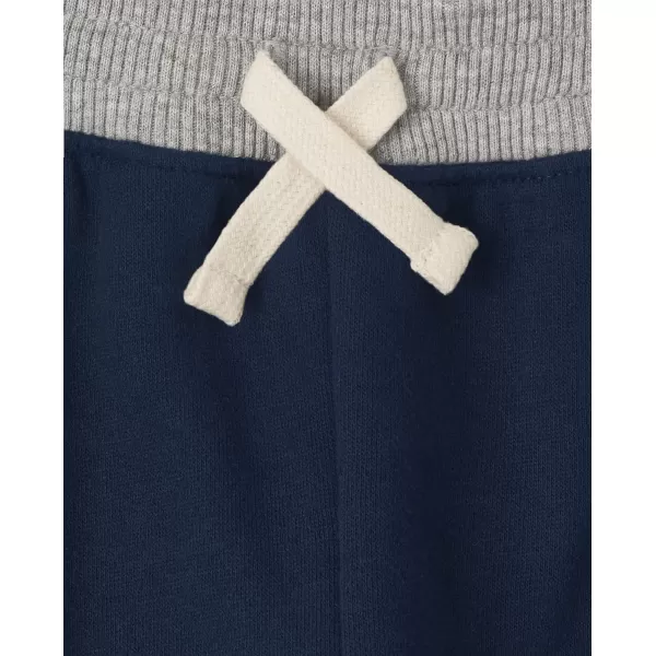 The Children's Place baby boys Active Fleece Jogger Pants 2 Pack