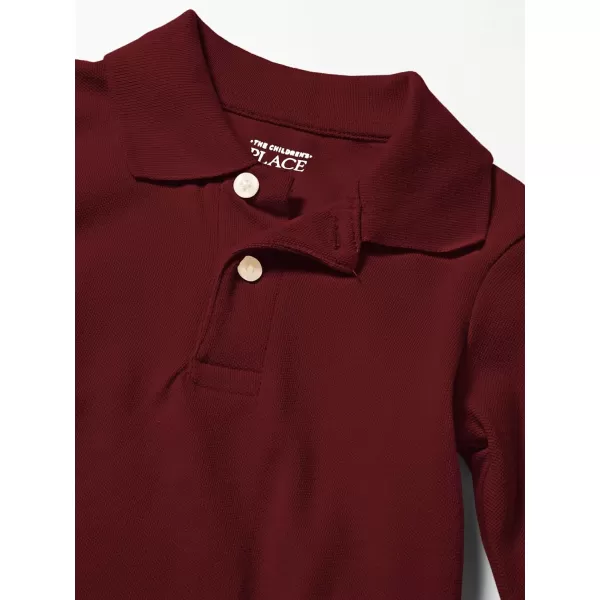 The Children's Place baby boys Long Sleeve Pique Polo