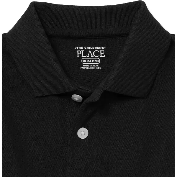 The Children's Place baby boys Long Sleeve Pique Polo