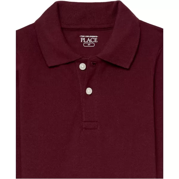 The Children's Place baby boys Long Sleeve Pique Polo