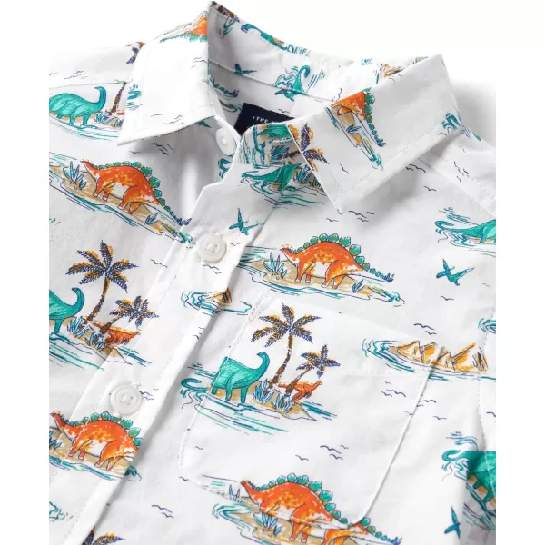 The Children's Place baby boys Short Sleeve Button Down Shirt