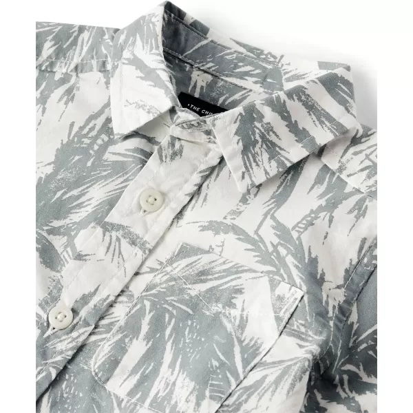 The Children's Place baby boys Short Sleeve Button Down Shirt