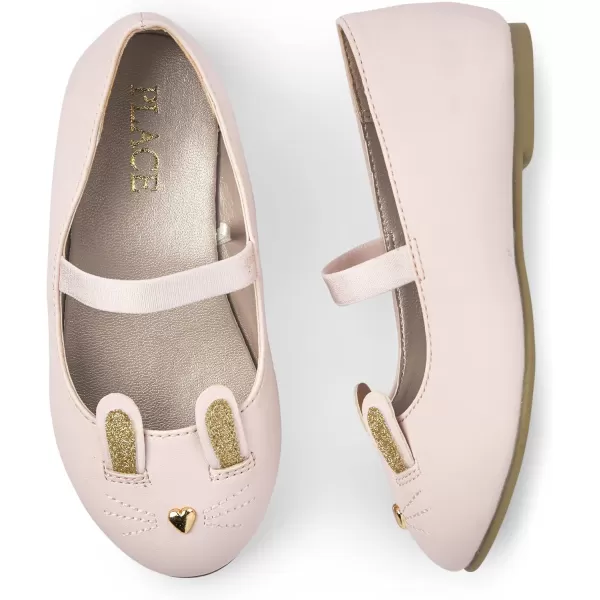 The Children's Place baby girls Bunny Ballet Flats