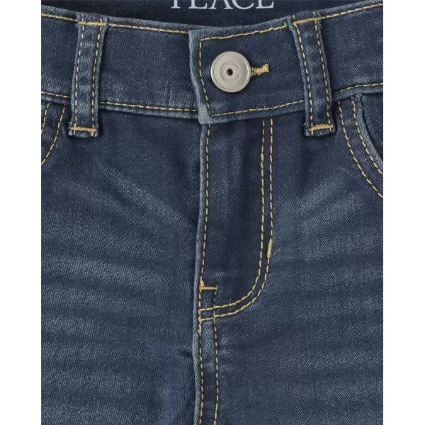 The Children's Place boys Stretch Denim Shorts