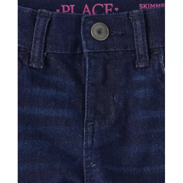 The Children's Place girls Denim Skimmer Shorts 2 Pack