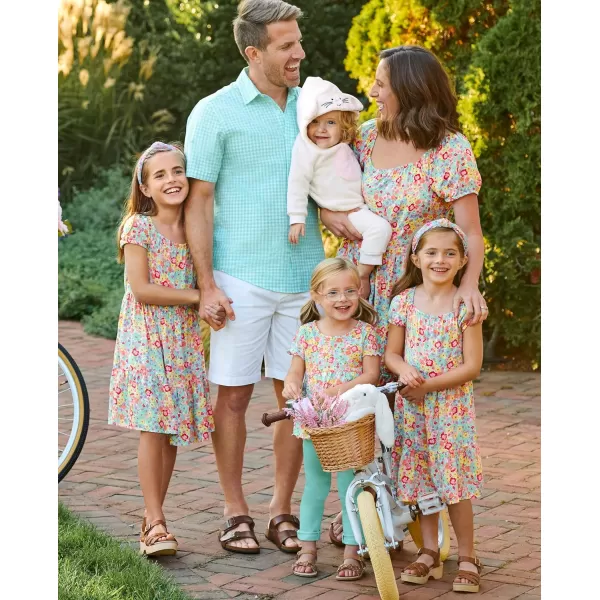 The Children's Place girls Mommy And Me Floral Tiered Dress
