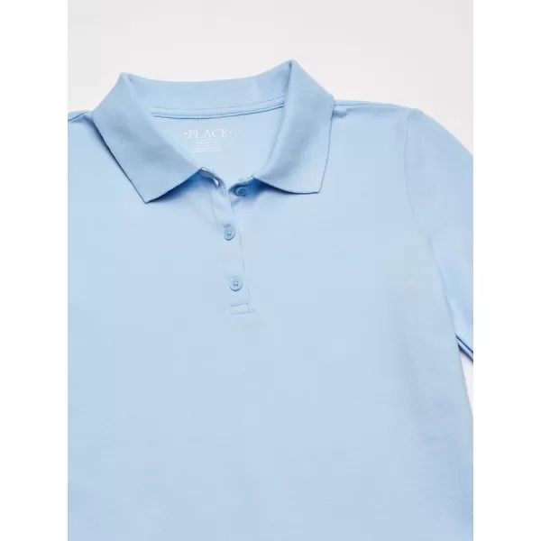 The Children's Place girls Pique Long Sleeve Polo Dress
