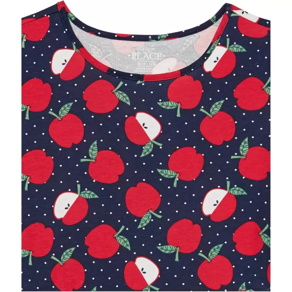 The Children's Place girls Short Sleeve Fashion Skater Dress