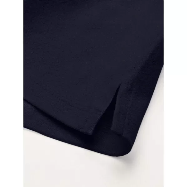 The Children's Place girls Short Sleeve Ruffle Pique Polo 2 pack