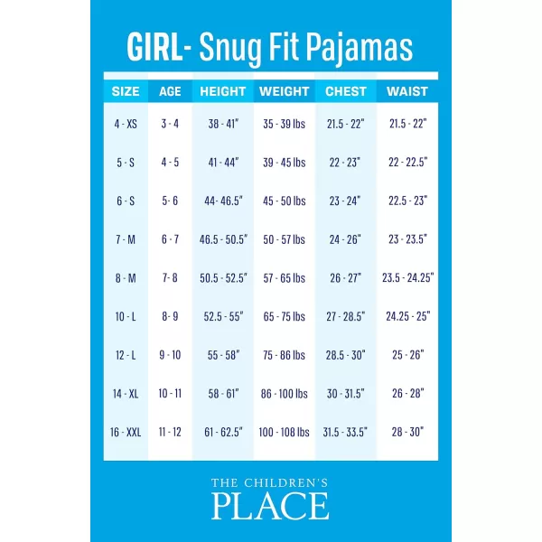 The Children's Place girls Short Sleeve Top and Shorts Snug Fit 100% Cotton 2 Piece Pajama set