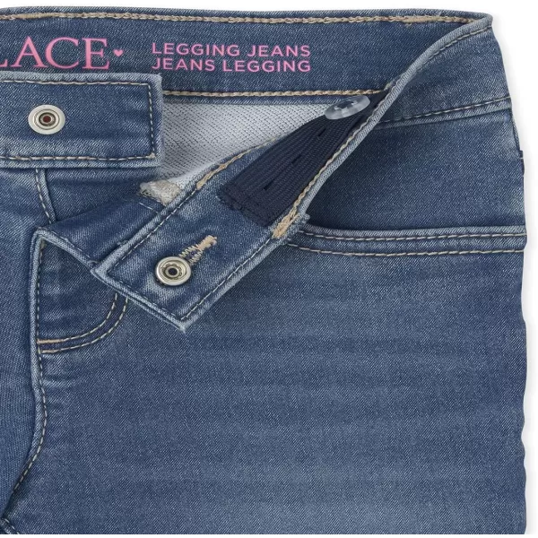 The Children's Place girls Stretch Denim Jeggings