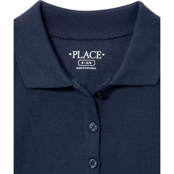The Children's Place girls Uniform Pique Polo Dress 2 pack