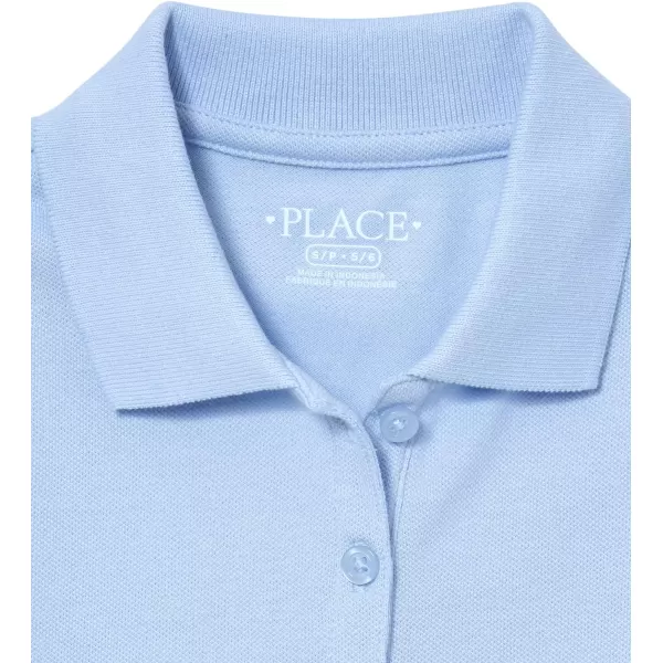 The Children's Place girls Uniform Pique Polo Dress 2 pack