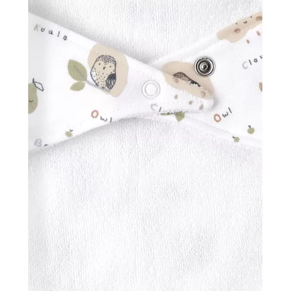 The Children's Place unisex-baby Bib and Burp Cloth Set 6-packWinter Accessory Set