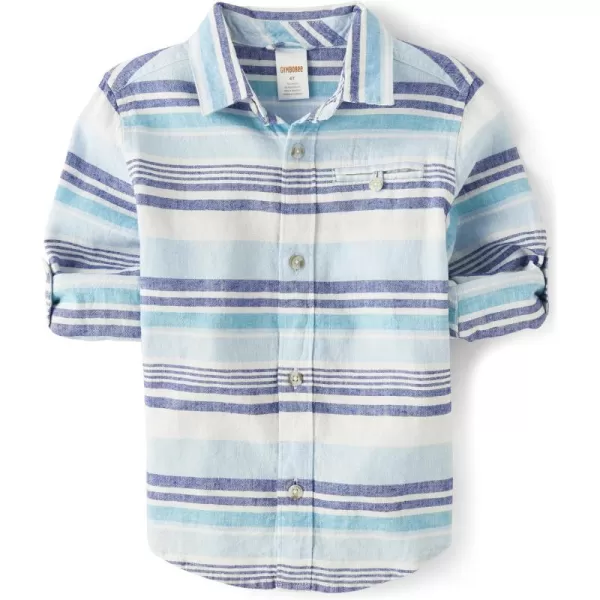 Gymboree Baby Boys' and Toddler Long Sleeve Button Up Shirts