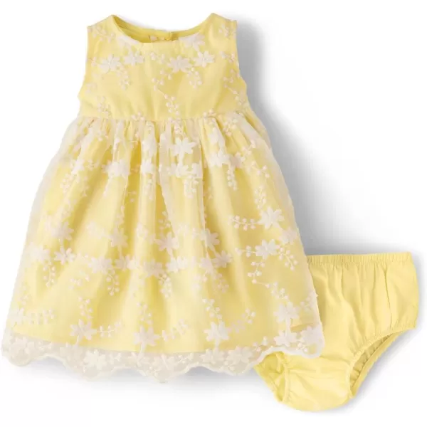 Gymboree Baby Girls' Sleeveless Dressy Special Occasion Dresses with Diaper Cover