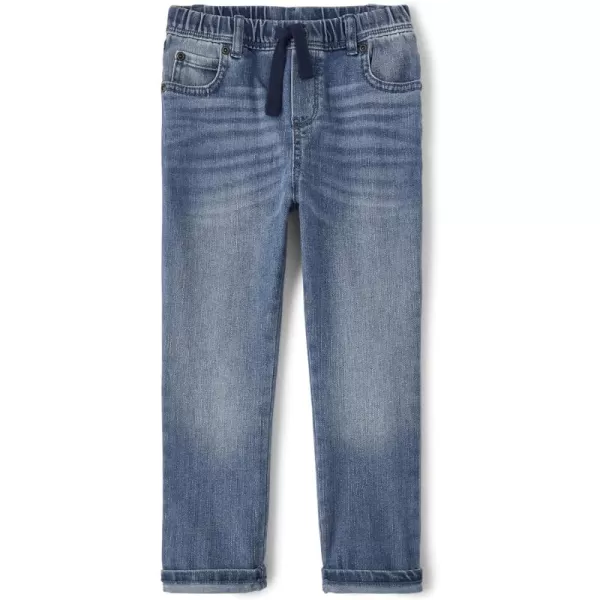 Gymboree Boys' and Toddler Pull on Denim Jeans