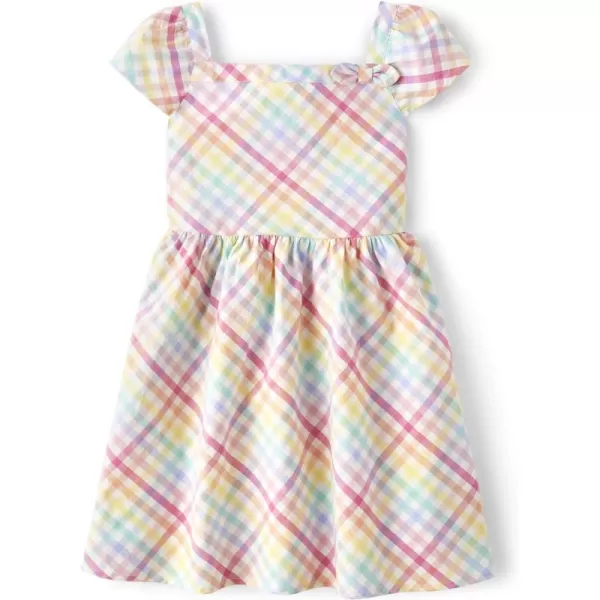 Gymboree Girls' and Toddler Short Sleeve Casual Spring Dresses